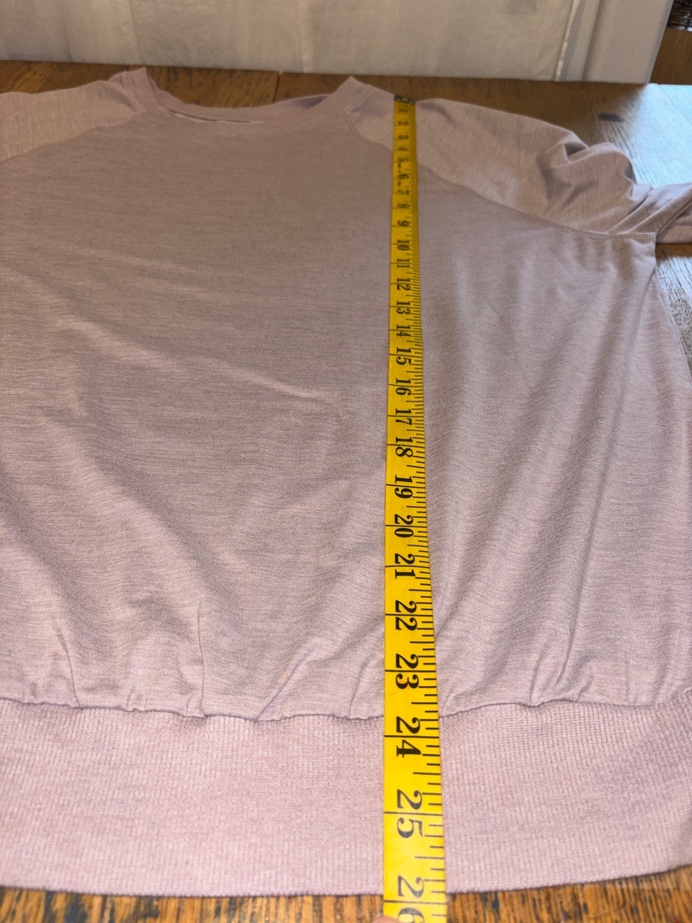 HYBA Essentials Light Mauve Long Sleeve Top XL - Picture 6 of 7